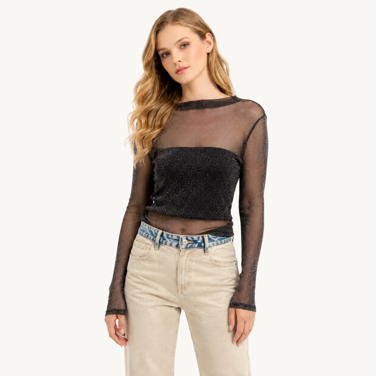 Blusa Lurex Botanico