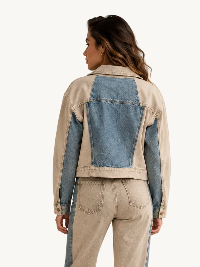 Chaqueta Denim Bicolor Dank