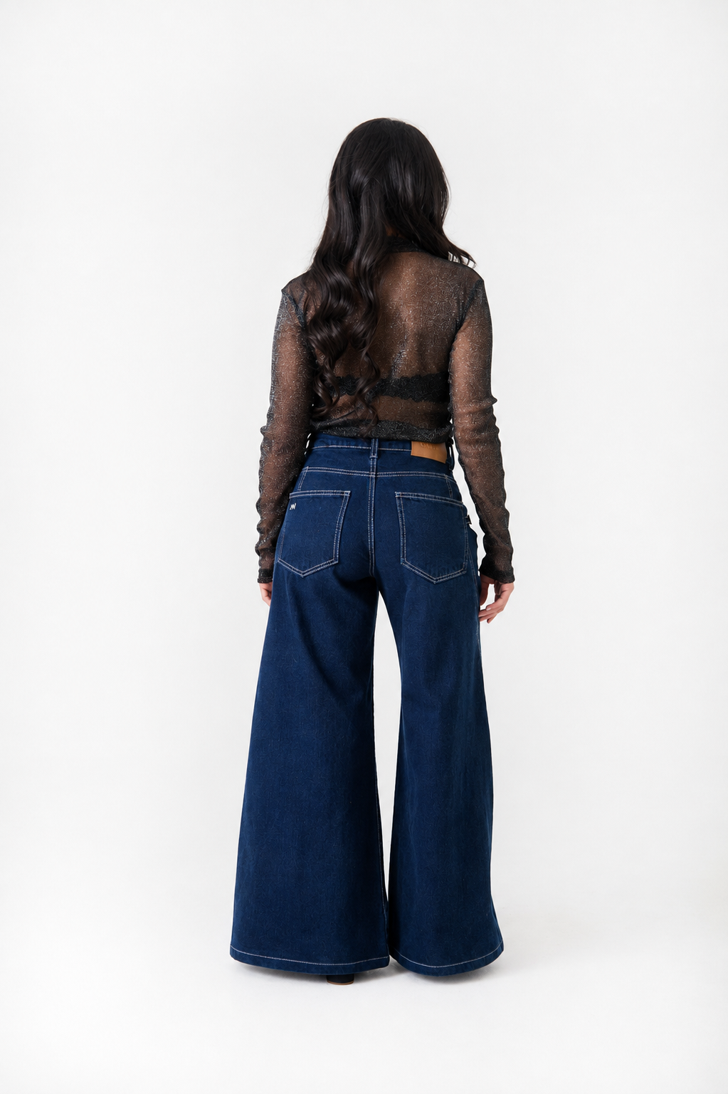 Jean Wide Leg botanico