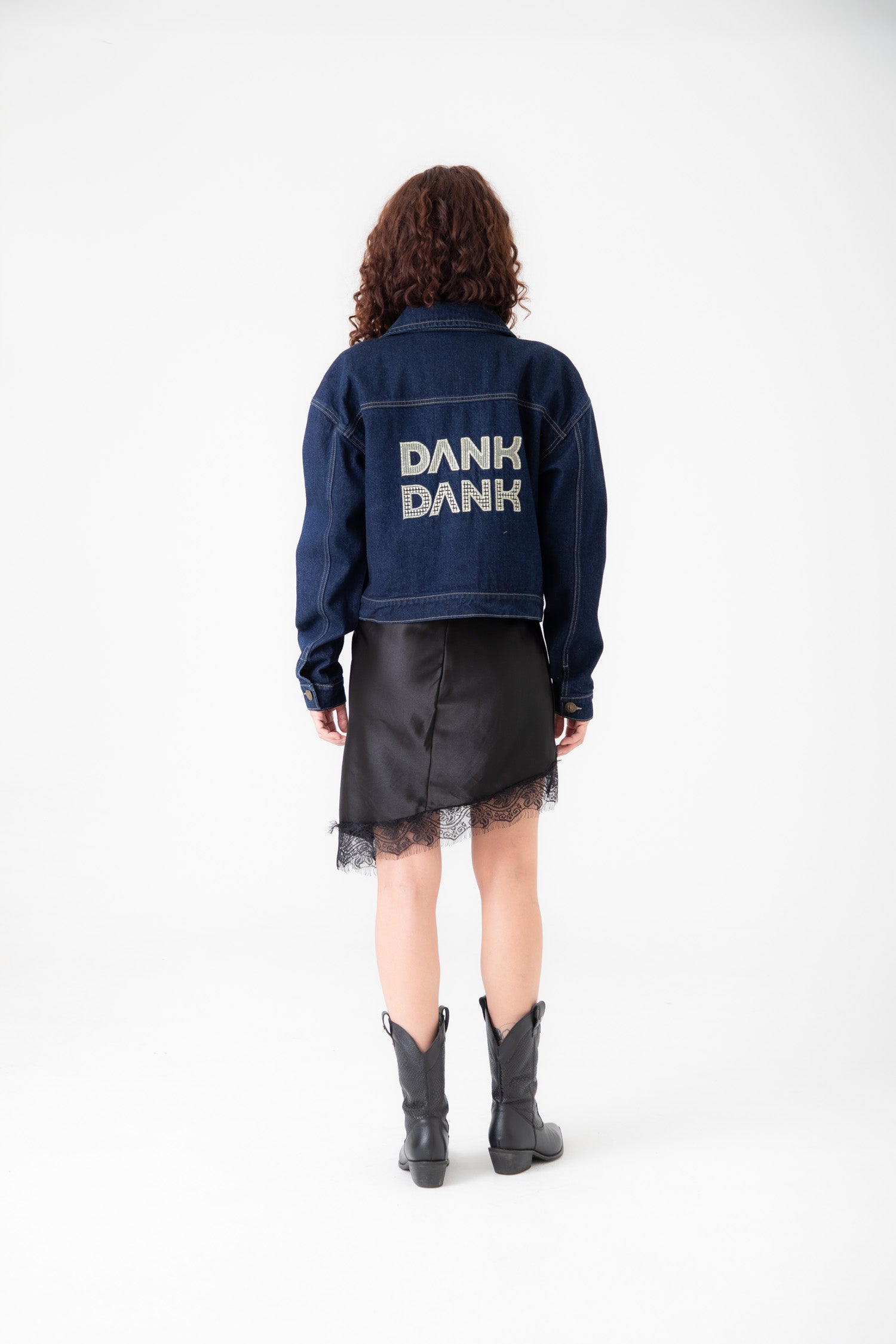 Chaqueta Raw Denim Bordado DANK