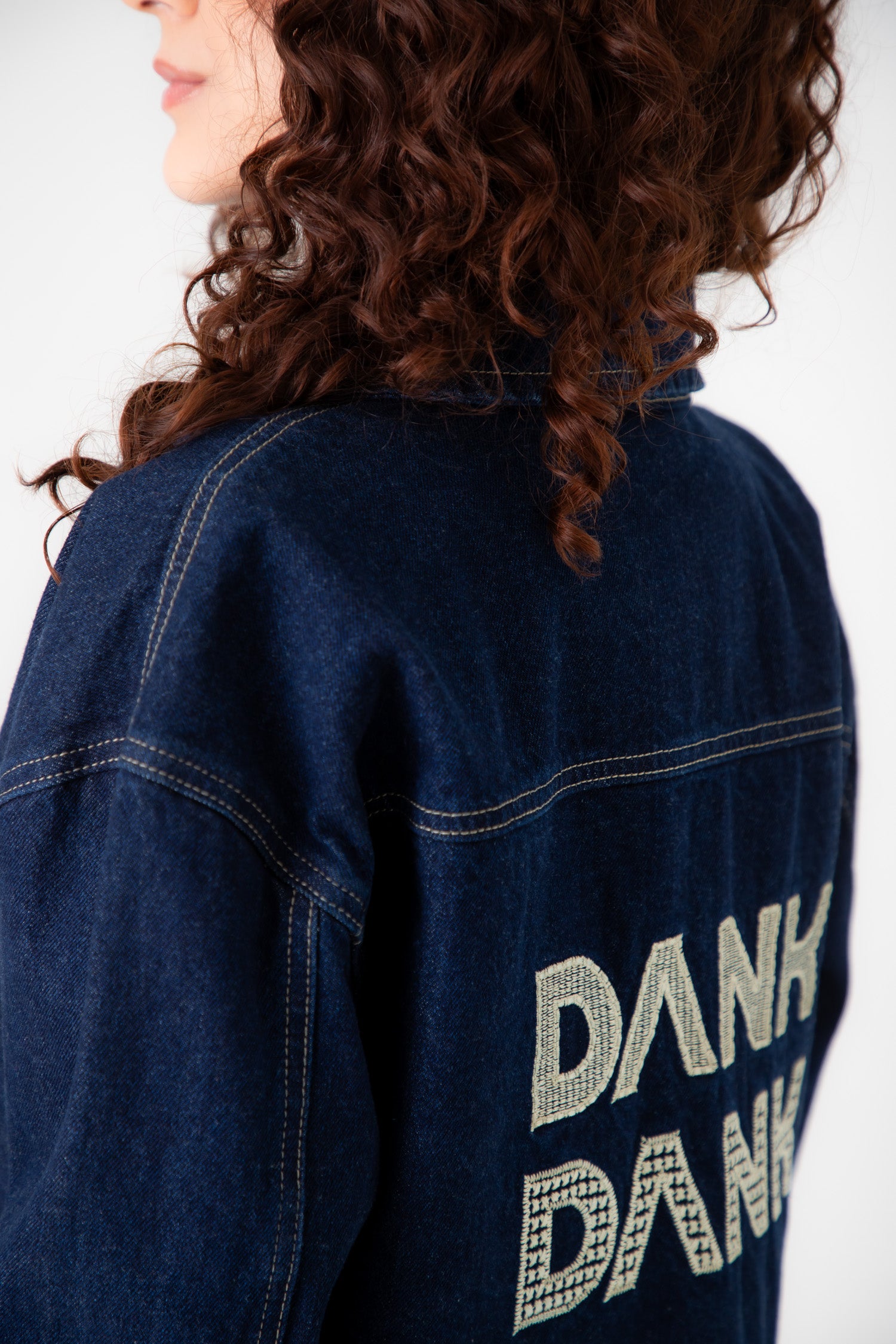 Chaqueta Raw Denim Bordado DANK