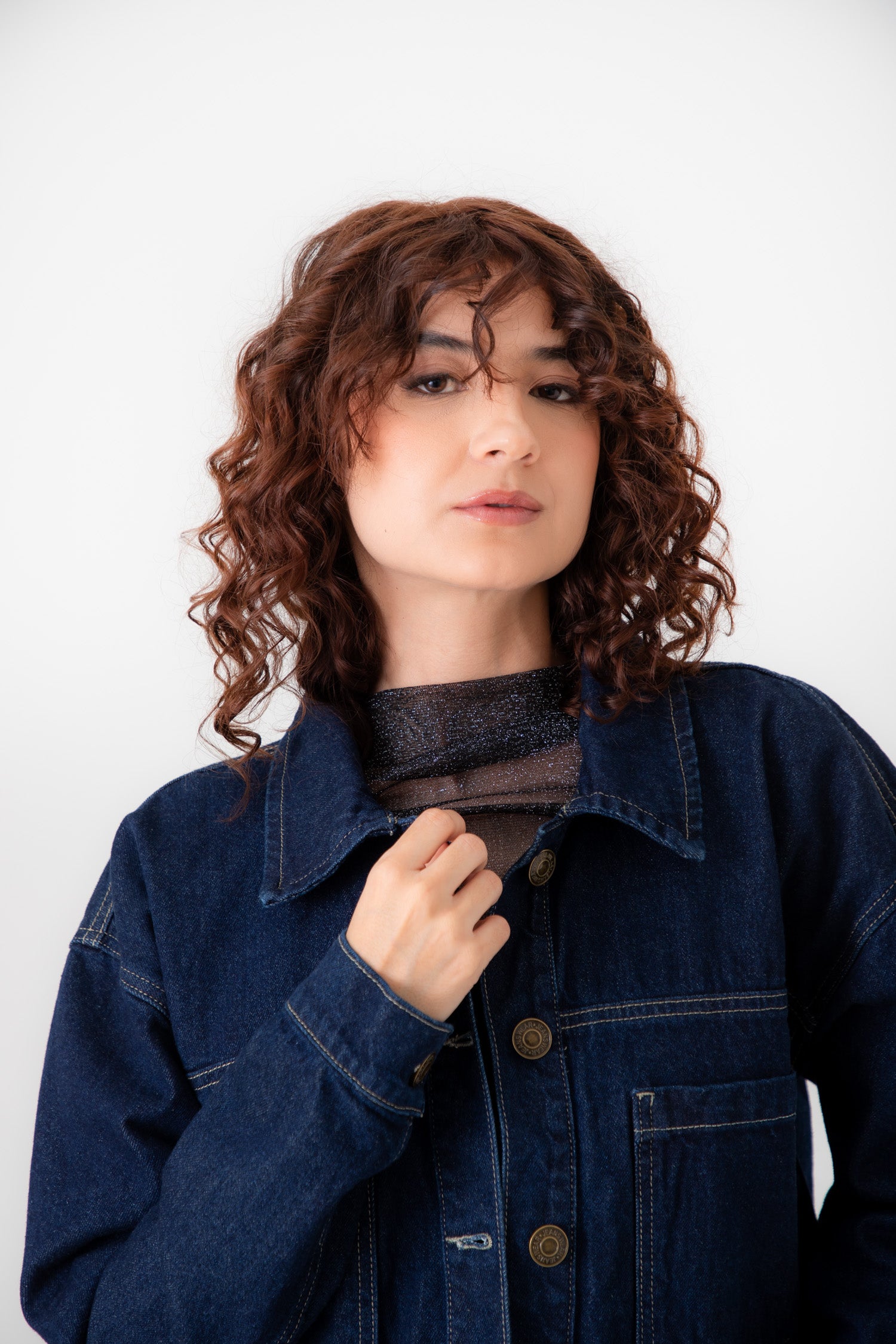 Chaqueta Raw Denim Bordado DANK