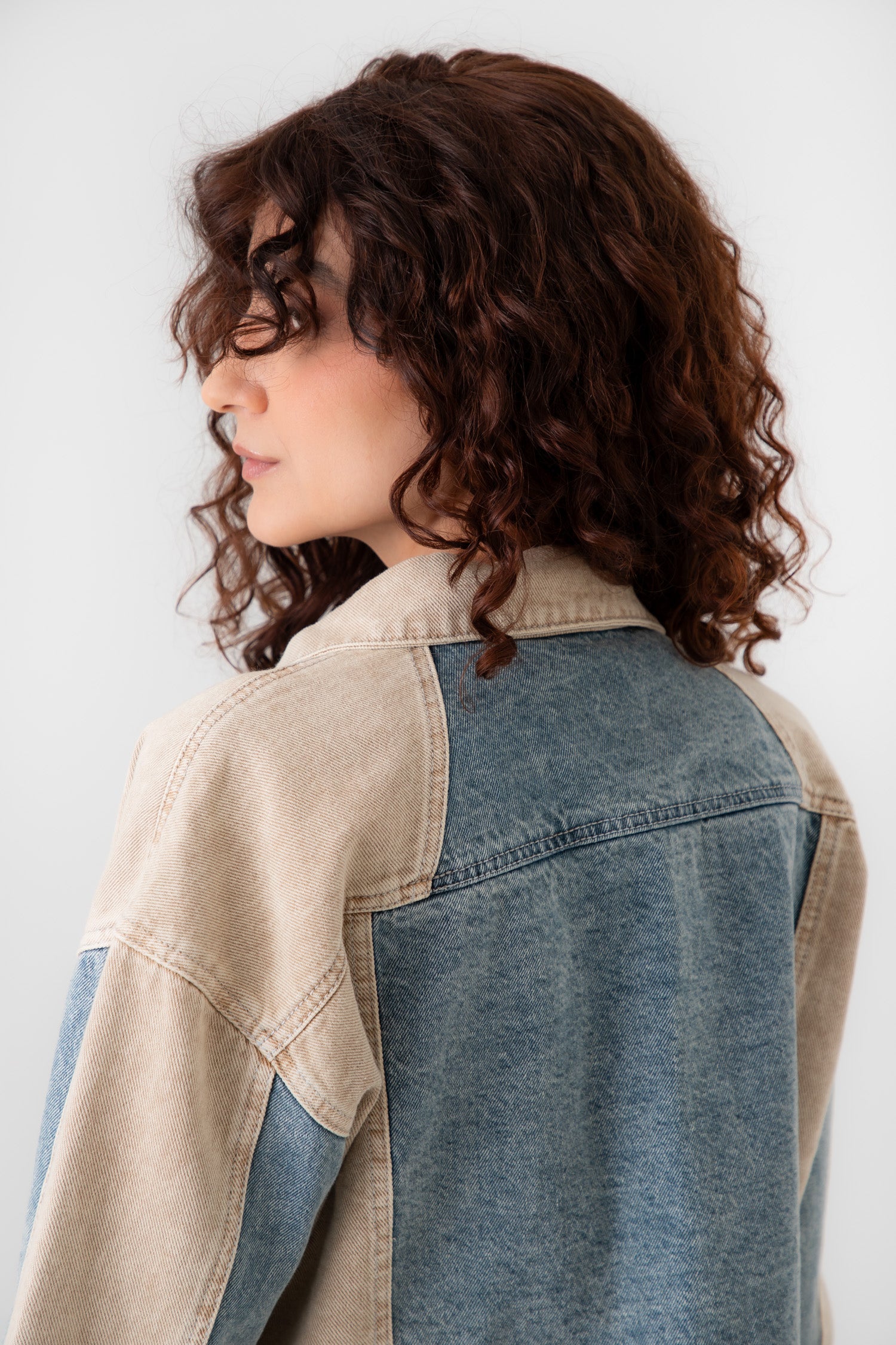 Chaqueta Denim Bicolor Dank