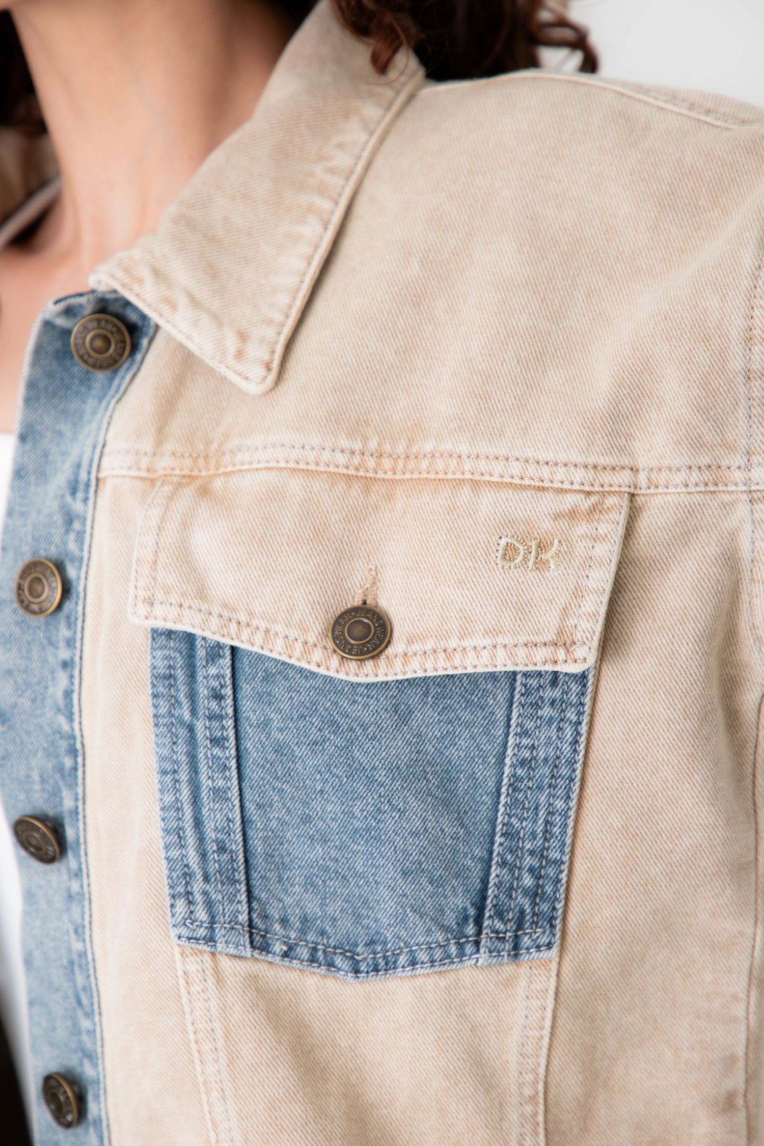 Chaqueta Denim Bicolor Dank