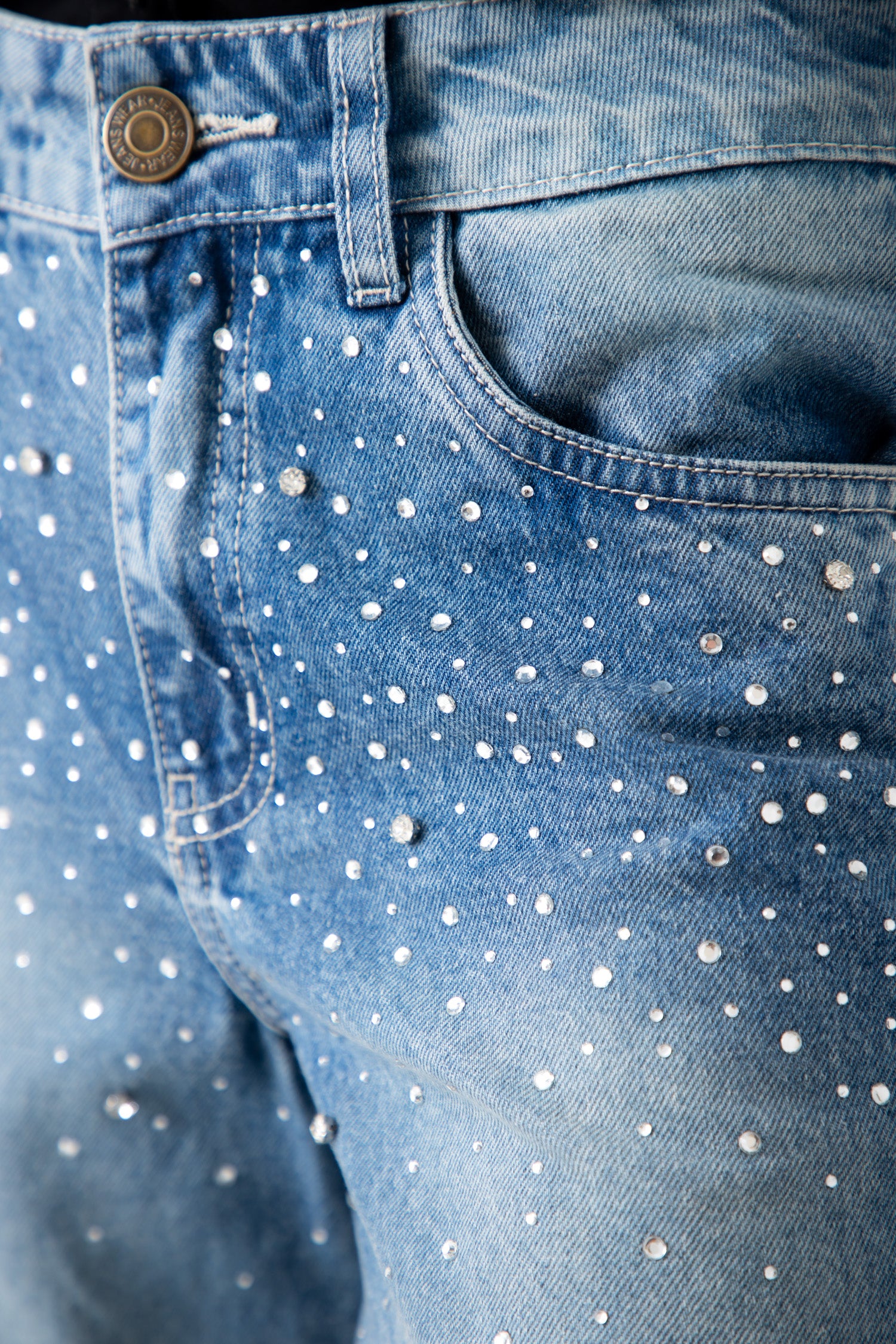 Wide Leg Jean denim brillos DANK