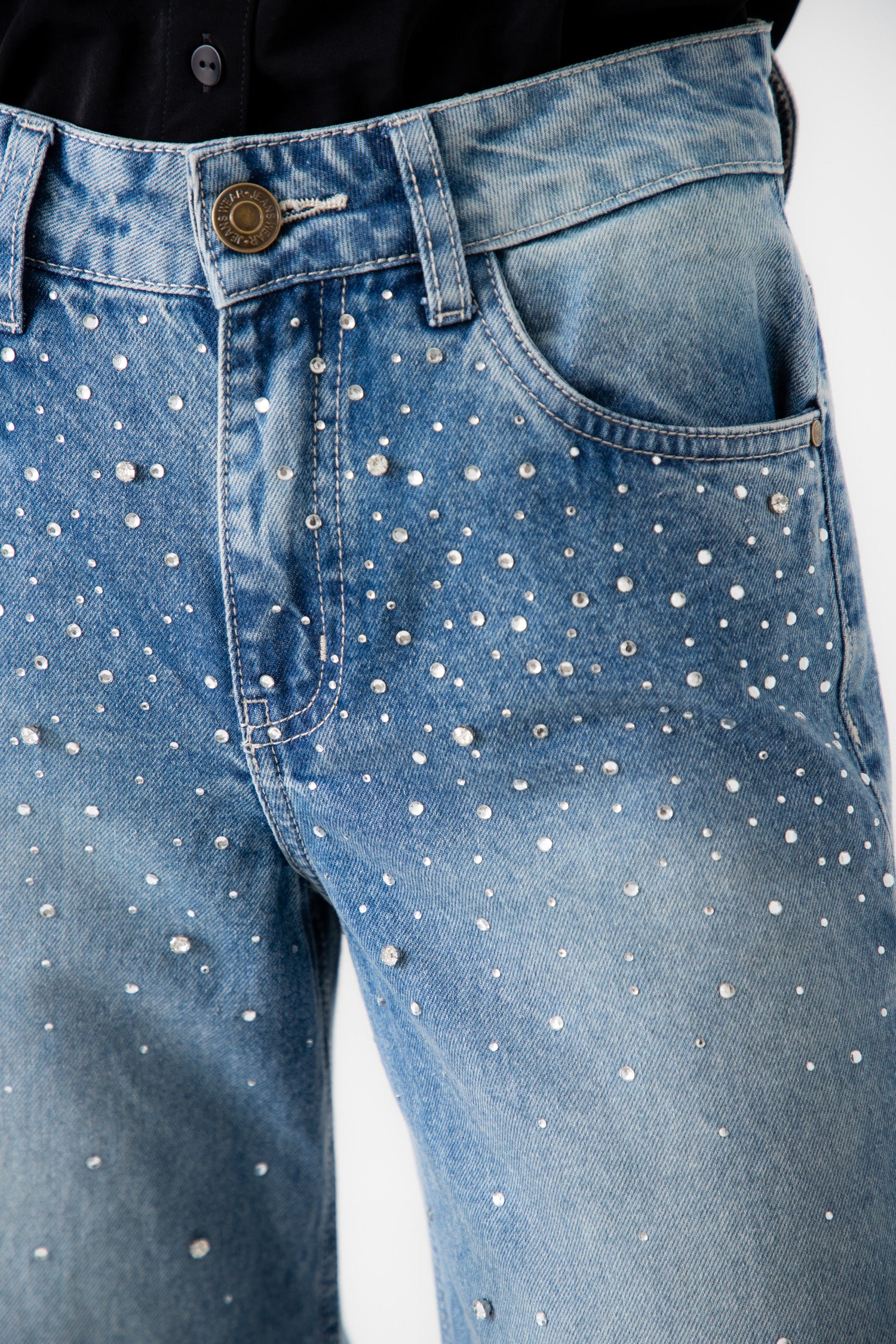 Wide Leg Jean denim brillos DANK