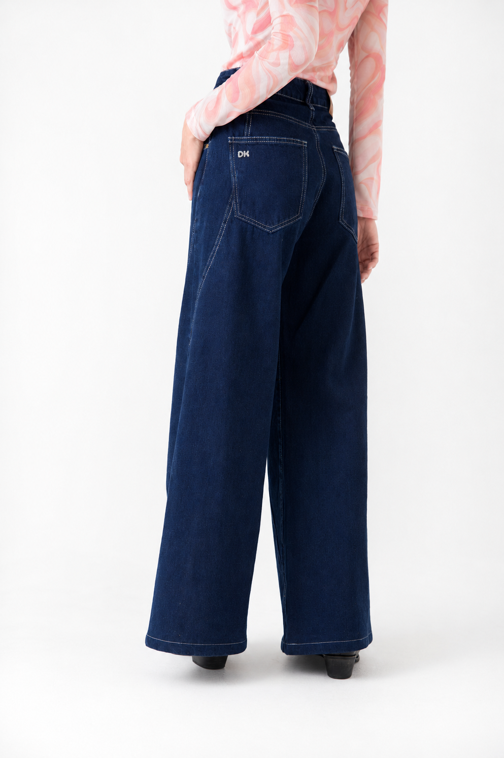 Jean Wide Leg botanico