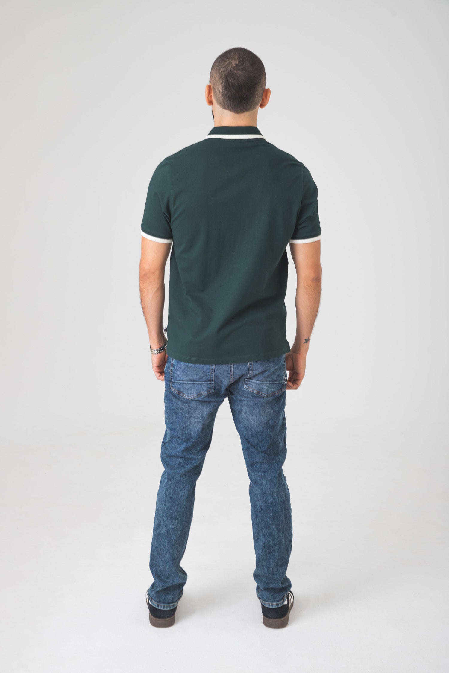 Polo Piqué Basic Botánico DANK
