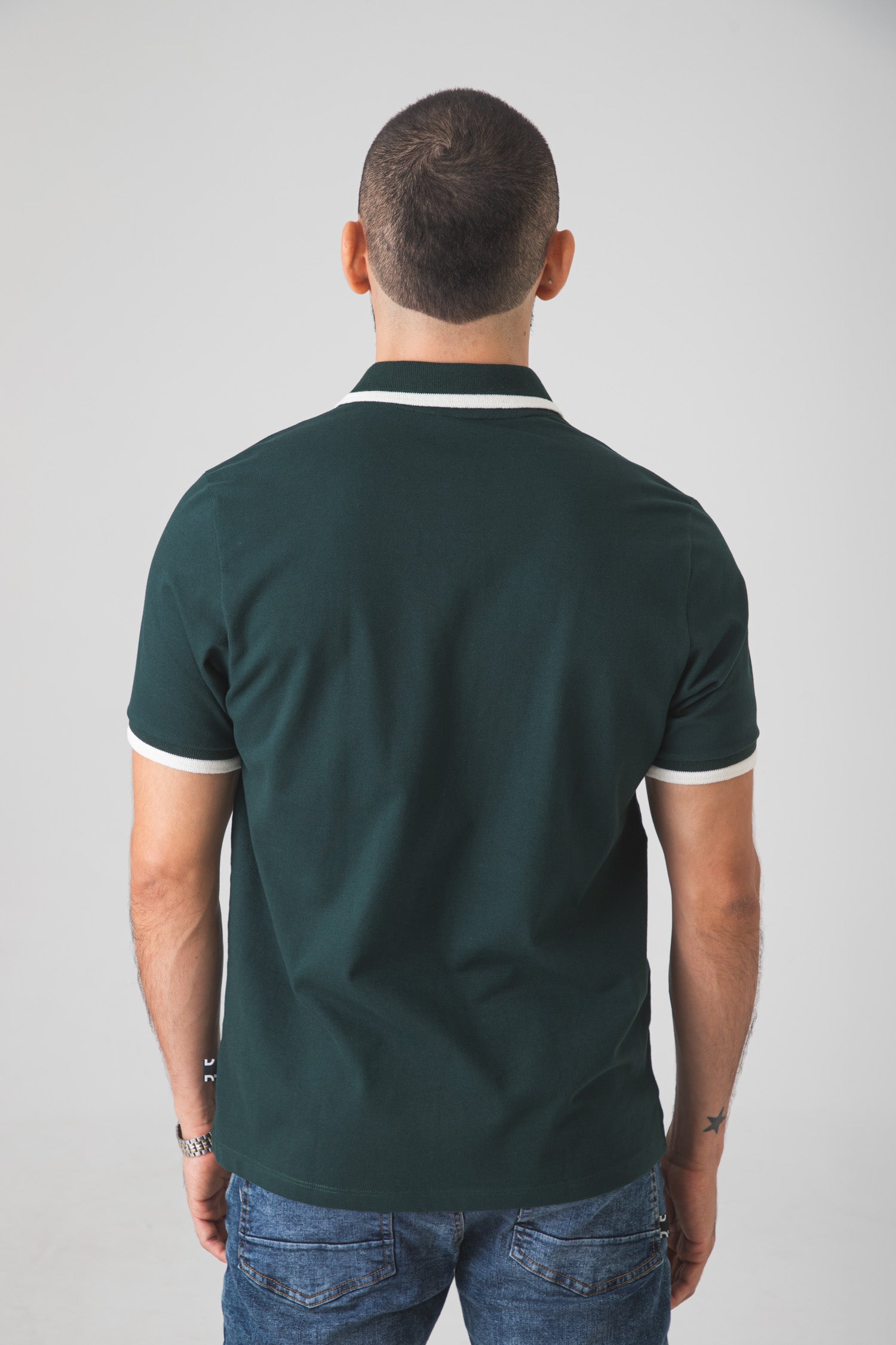 Polo Piqué Basic Botánico DANK