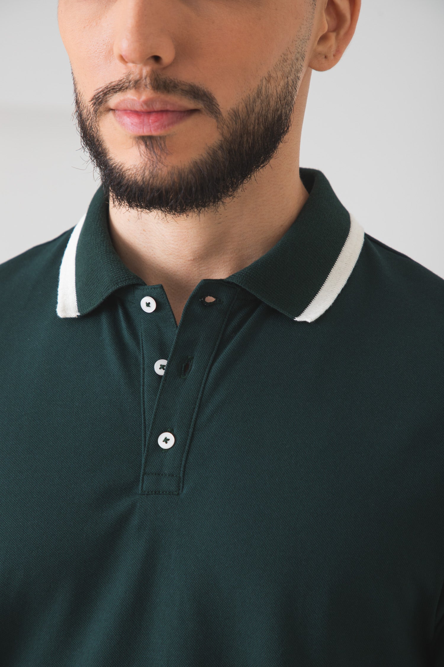 Polo Piqué Basic Botánico DANK